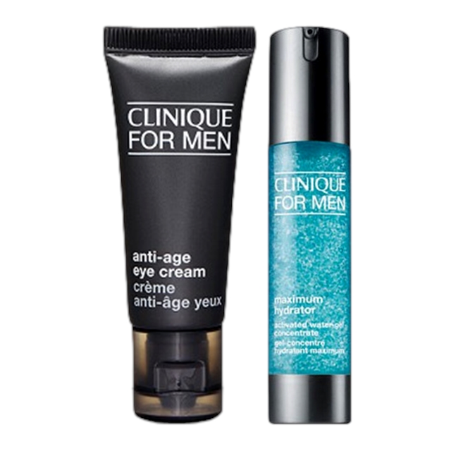 フォーメン 2点セット/ AG アイクリーム 15ml  ＋ MX ハイドレーター ウォーター ジェル コンセントレート 48ml / クリニーク ／ CLINIQUE