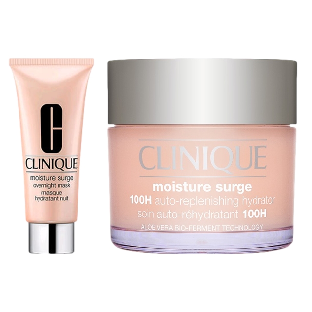モイスチャー サージ オーバーナイト マスク ＋  ジェルクリーム 100H 100ml+200ml【免税店限定】 / クリニーク ／ CLINIQUE