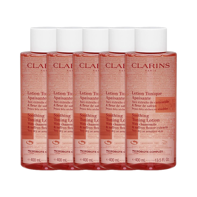 トーニング ローション SP エキストラ コンフォート 400ml x 5 日本未発売サイズ / クラランス ／ CLARINS