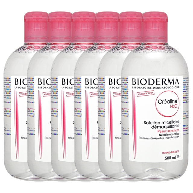 クレアリヌ（サンシビオ）Ｈ２Ｏ 500ml x 6  お得な6個セット / ビオデルマ ／ BIODERMA