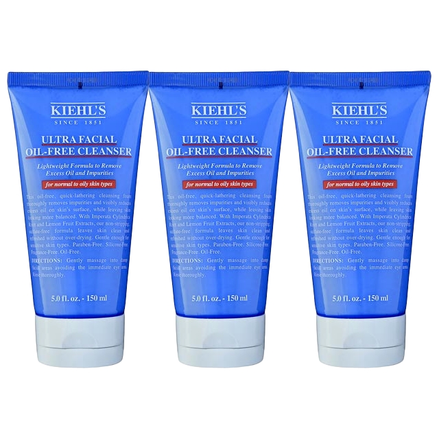 オイル フリー クレンザー UFC  150ml x 3 もっとお得な3個セット / キールズ / キール ／ Kiehl's