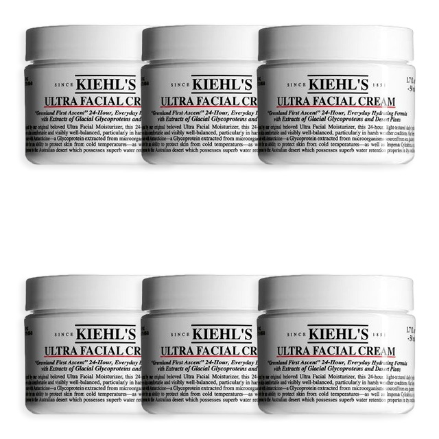 クリーム UFC (ウルトラフェイシャルクリーム）  50ml x 6 【数量限定激安】 / キールズ / キール ／ Kiehl's