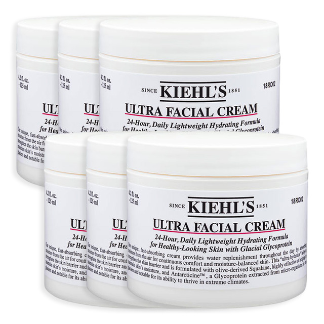 クリーム UFC (ウルトラフェイシャルクリーム）  125ml x 6 お得な6個セット / キールズ / キール ／ Kiehl's