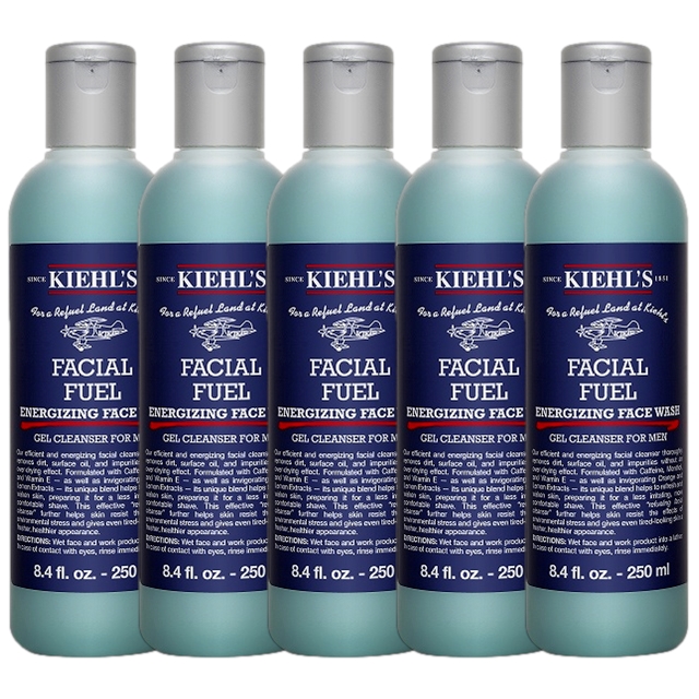 フェイシャル フュール ジェル クレンザー フォー メン 250ml x 5 お得な5個セット / キールズ / キール ／ Kiehl's