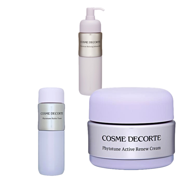 フィトチューン 3点セット/ リファイニング ソフナー ER(よりしっとり) 200ml  ＋  アクティブ リニュー クリーム 30ml  ＋  ハイドロ チューナー 200ml / コスメデコルテ ／ Cosme Decorte