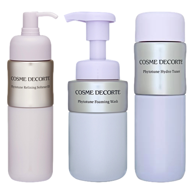 フィトチューン 3点セット/ リファイニング ソフナー ER(よりしっとり) 200ml  ＋  フォーミング ウォッシュ 200ml  ＋  ハイドロ チューナー 200ml / コスメデコルテ ／ Cosme Decorte