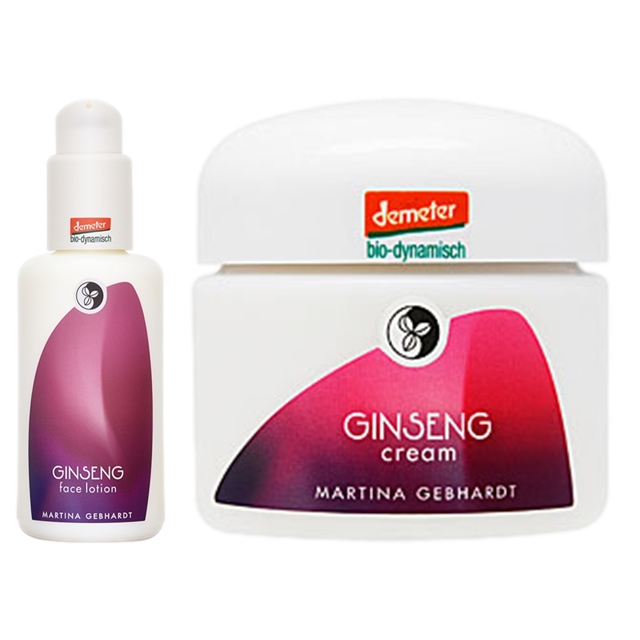ジンセナ モイスチャーミルク   ＋  クリーム 100ml+50ml / マルティナ ／ MARTINA