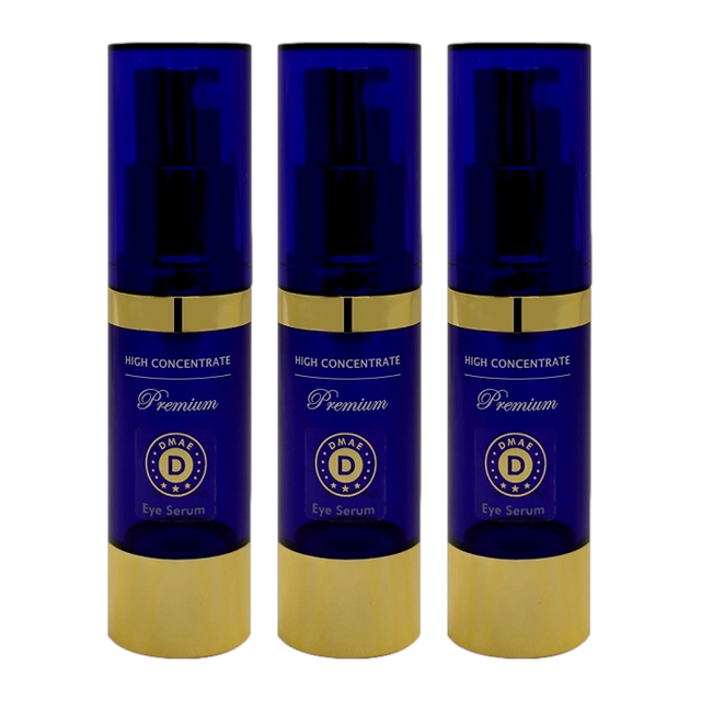 プレミアム DMAE アイセラム 15ml x 3 もっとお得な3個セット / ハイコンセントレート ／ HIGH CONCENTRATE