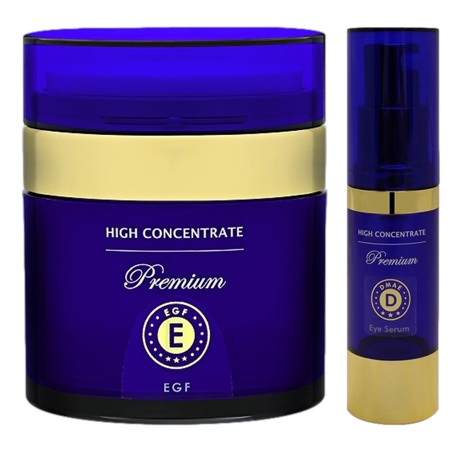 プレミアム EGF クリーム  +プレミアム DMAE アイセラム  セット 50g+15ml / ハイコンセントレート ／ HIGH CONCENTRATE