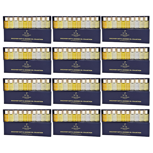 ミニチュアバスオイルコレクション 3mlx10 x 12 お得な12個セット / アロマセラピーアソシエイツ ／ Aromatherapy Associates
