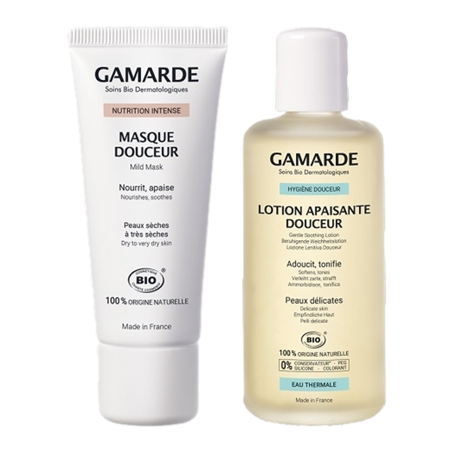 マスク　ドゥスール 40g とローション　ドゥスール 200ml のセット 40g/200ml / ガマルド ／ Gamarde