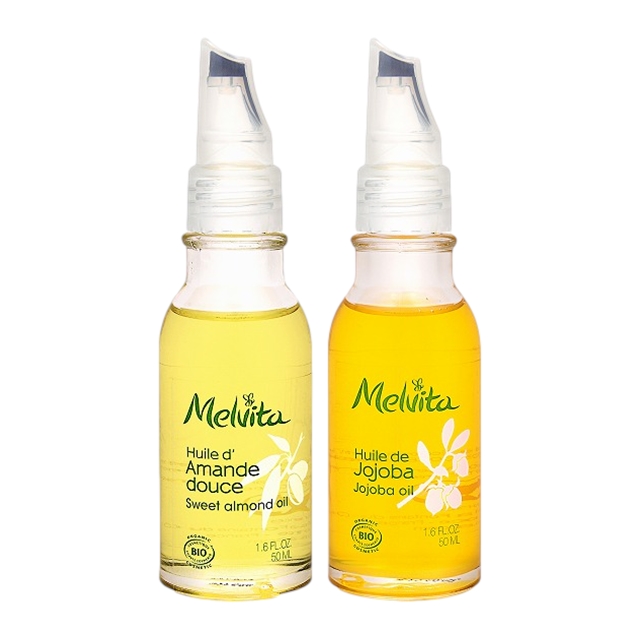 ビオオイル オイル 2種セット 50mlx2 スイートアーモンド＋ホホバ / メルヴィータ ／ Melvita