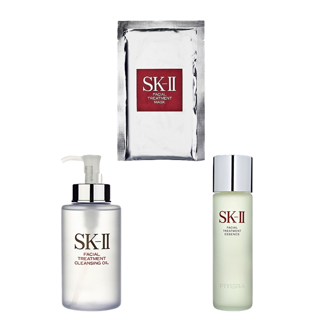 フェイシャル トリートメント エッセンス+クレンジングオイル +マスク  セット 230ml+250ml +1枚 / エスケーツー（SK-II／SK2） ／ SKII