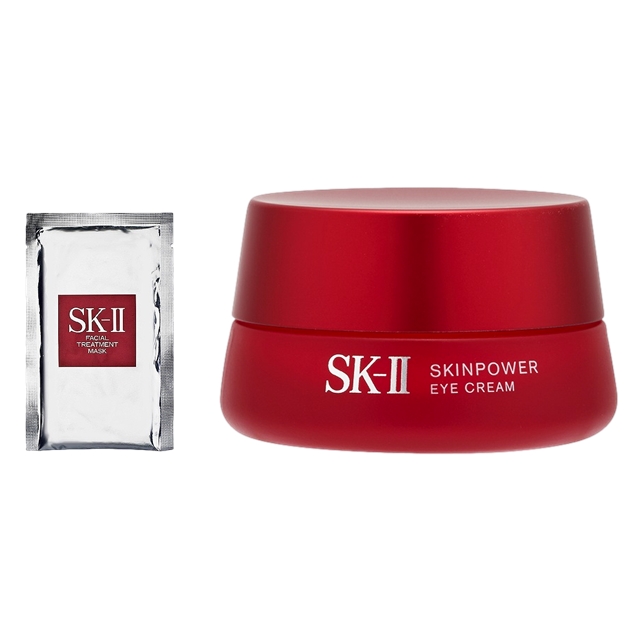 フェイシャル トリートメント マスク   1枚 とスキンパワー アイ クリーム 15g のセット / エスケーツー（SK-II／SK2） ／ SKII