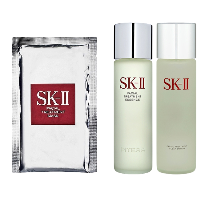 フェイシャル トリートメント マスク   1枚 とフェイシャル トリートメント エッセンス 230ml とフェイシャルトリートメント クリア ローション 230ml のセット / エスケーツー（SK-II／SK2） ／ SKII