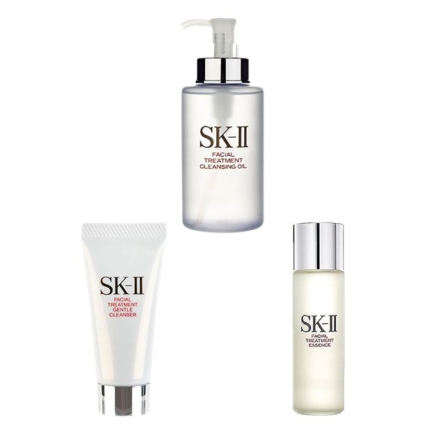 ピテラベーシックケア 3点セット/FTクレンジングオイル 250ml  ＋ FTエッセンス 30ml  ＋ FTジェントルクレンザー 20g / エスケーツー（SK-II／SK2） ／ SKII