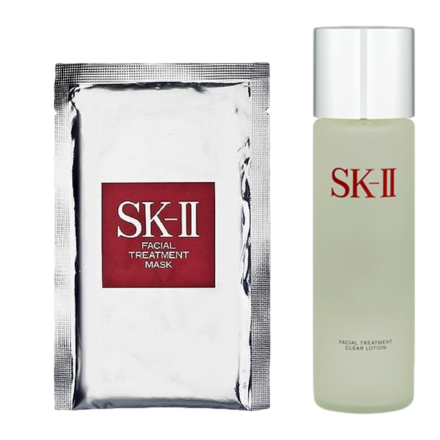 ピテラベーシックケア 2点セット/FTマスク   1枚  ＋ FTクリア ローション 230ml / エスケーツー（SK-II／SK2） ／ SKII