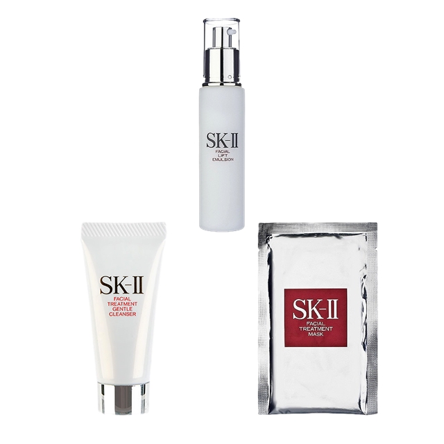 フェイシャルトリートメント クレンザー +エマルジョン ＋ マスク セット 20g+100g+1枚 / エスケーツー（SK-II／SK2） ／ SKII