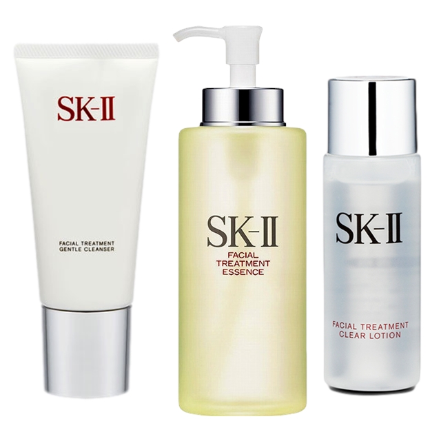 フェイシャルトリートメント ジェントルクレンザー ＋ エッセンス ＋ クリア ローションセット 120g+330ml+30ml / エスケーツー（SK-II／SK2） ／ SKII