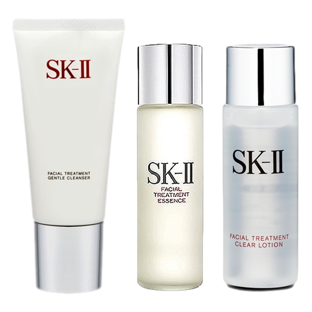 フェイシャルトリートメント ジェントルクレンザー ＋ エッセンス ＋ クリア ローションセット 120g+30mlx2 / エスケーツー（SK-II／SK2） ／ SKII