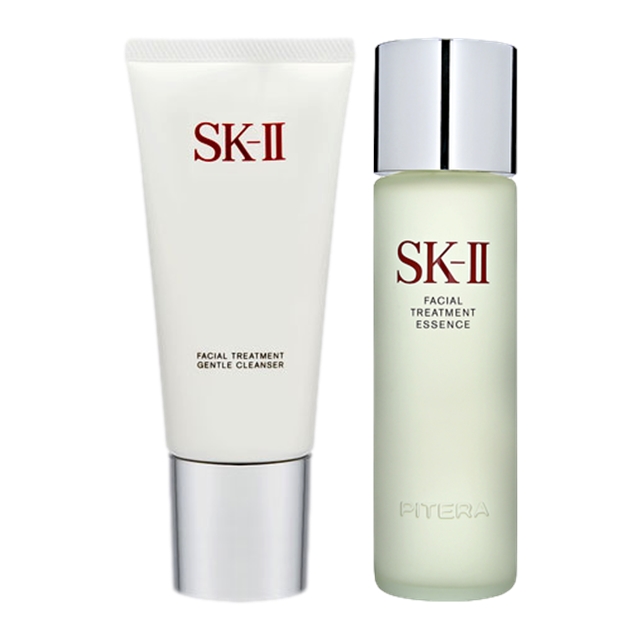 ピテラベーシックケア 2点セット/FTジェントルクレンザー 120g  ＋ FT エッセンス 230ml / エスケーツー（SK-II／SK2） ／ SKII