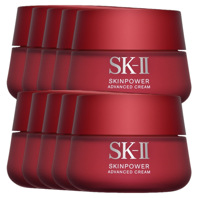 スキンパワー アドバンスト クリーム 80g x 10 お得な10個セット / エスケーツー（SK-II／SK2） ／ SKII