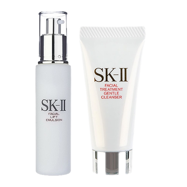 フェイシャル リフト エマルジョン ＋ FTジェントルクレンザー 100g+20g / エスケーツー（SK-II／SK2） ／ SKII