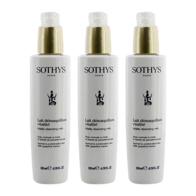 バイタリティクレンジングミルク 200ml×3 【お得！】3個セット / ソティス ／ Sothys