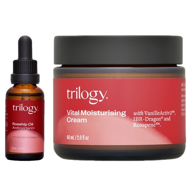 ベーシックケア 2点セット/ロザピン プラス 30ml  ＋ バイタル モイスチュアライジング クリーム 60g / トリロジー ／ Trilogy