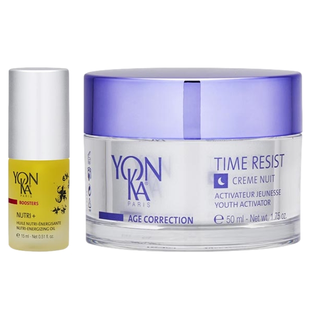 ニュートリ +  とエイジコレクション タイムレジスト ナイトクリーム セット 15ml+50ml / ヨンカ ／ Yon Ka