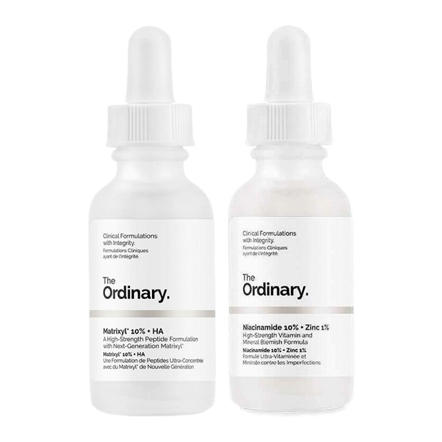 マトリキシル10%+ヒアルロン酸  30ml とナイアシンアミド 10% + 亜鉛 1% 60ml のセット / ジ・オーディナリー ／ The Ordinary