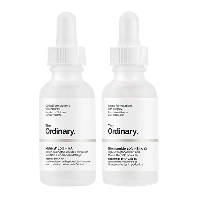 マトリキシル10%+ヒアルロン酸  30ml とナイアシンアミド 10% + 亜鉛 1% 30ml のセット / ジ・オーディナリー ／ The Ordinary