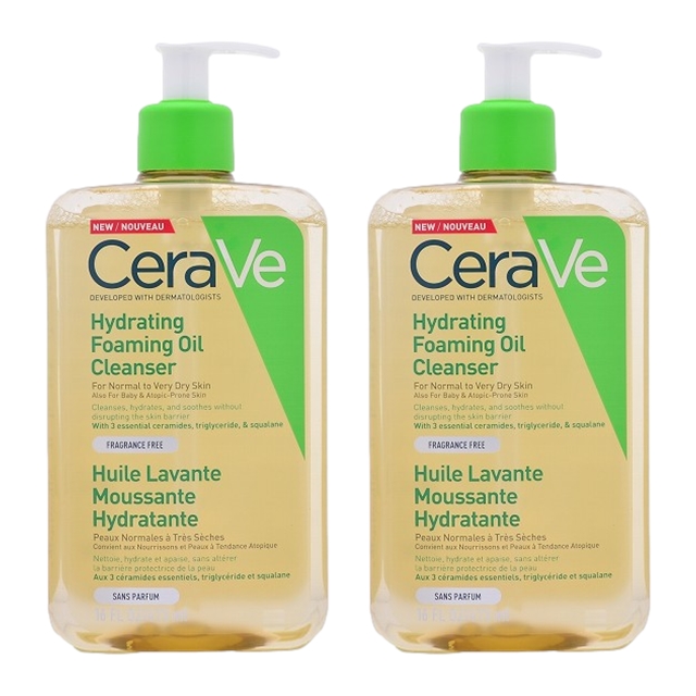 ハイドレイティング　フォーミング　オイルクレンザー 473ml x 2 【数量限定激安】 / セラヴィ ／ CeraVe