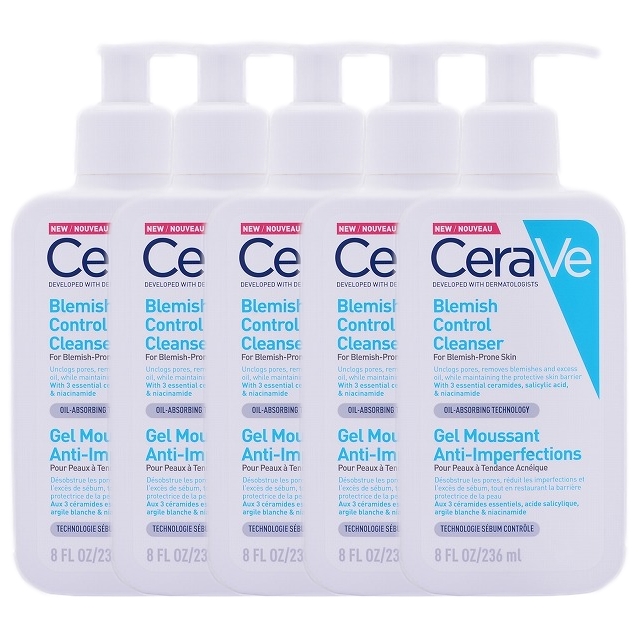 ブレミッシュ コントロール クレンザー 236ml x 5 お得な5個セット / セラヴィ ／ CeraVe