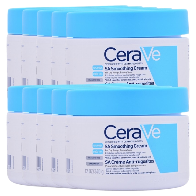 SA スムージング クリーム 340g x 10 お得な10個セット / セラヴィ ／ CeraVe