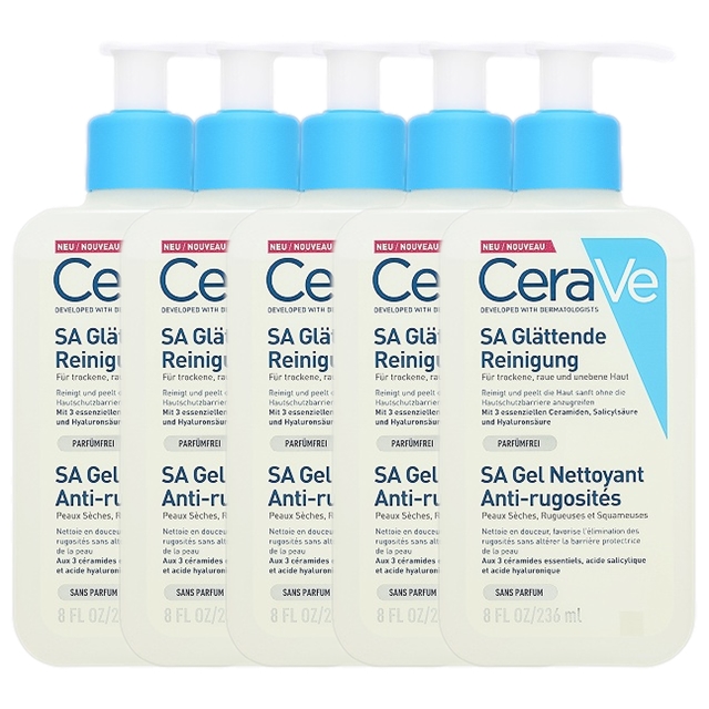 SA スムージングクレンザー  236ml x 5 お得な5個セット / セラヴィ ／ CeraVe