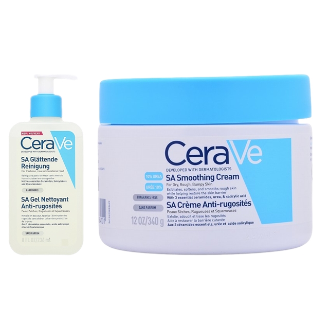 SA スムージングクレンザー ＋ クリーム 236ml+340g / セラヴィ ／ CeraVe