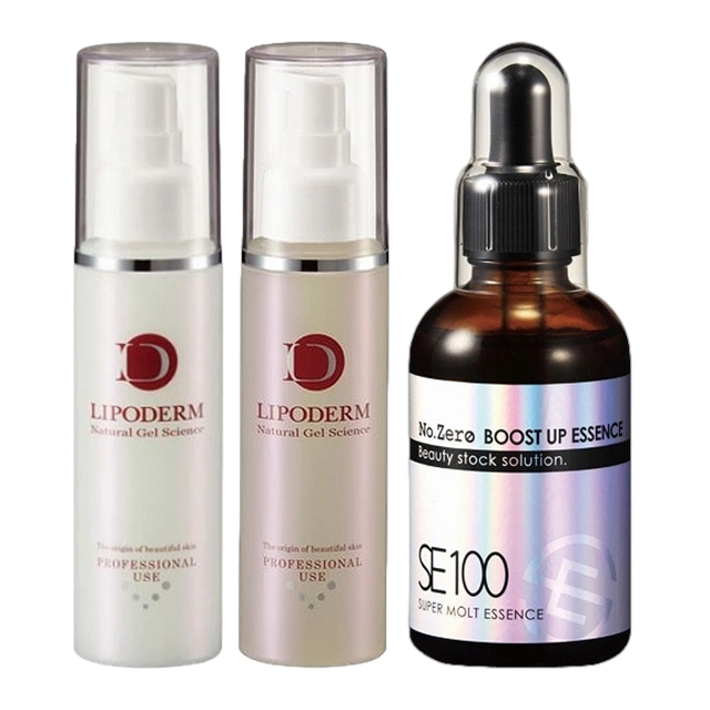 スーパーエッセンス３種セット / セラミド〈CE〉 100ml + ビタミンC誘導体〈VC〉 100ml +  No.ZERO 60ml / ラシンシア ／ LA SINCIA