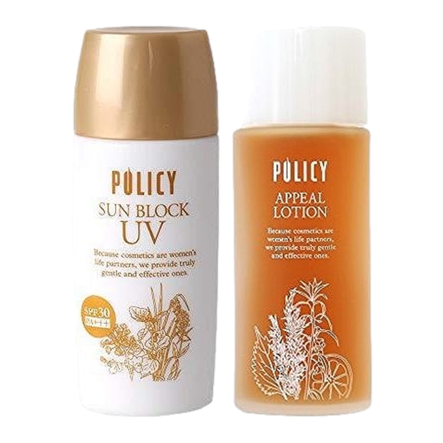 サンブロックUV 55g とアピールローション 100ml のセット / ポリシー ／ POLICY