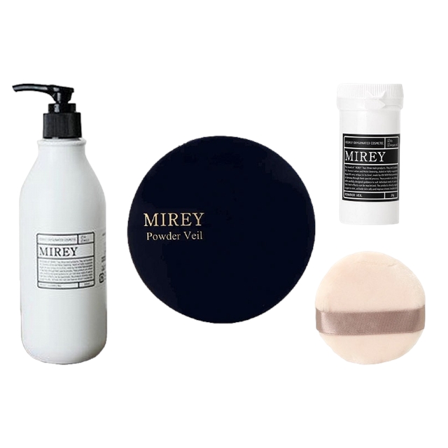 モイストクレンジング  +パウダーベール セット 350ml ケース・パフ付 / ミレイ ／ MIREY
