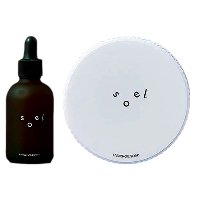 リビングオイル セラム + 生せっけん セット 60mL+100mL / ソエル ／ soel